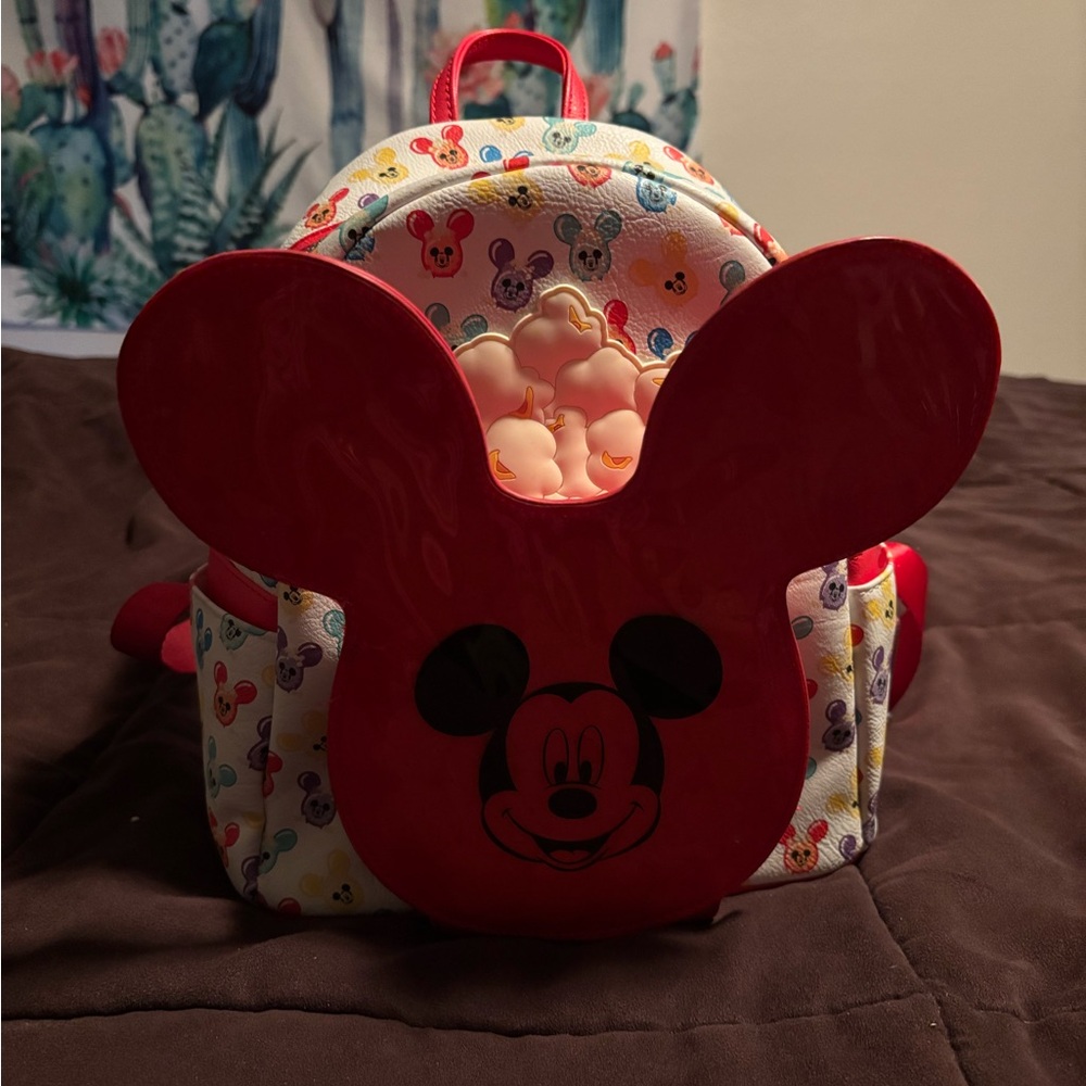 Loungefly Mickey Mouse popcorn bucket backpack